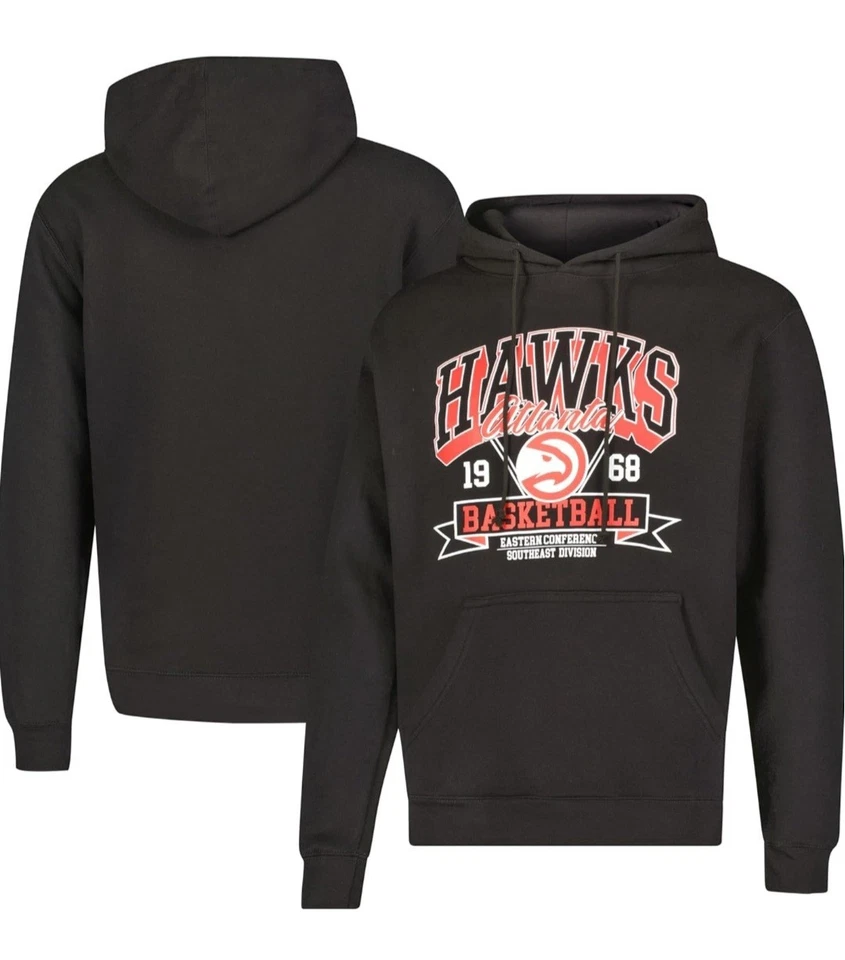 NWT Men's Ultra Game Atlanta Hawks Official NBA Hoodie Sweatshirt Size XL - Image 3 of 4