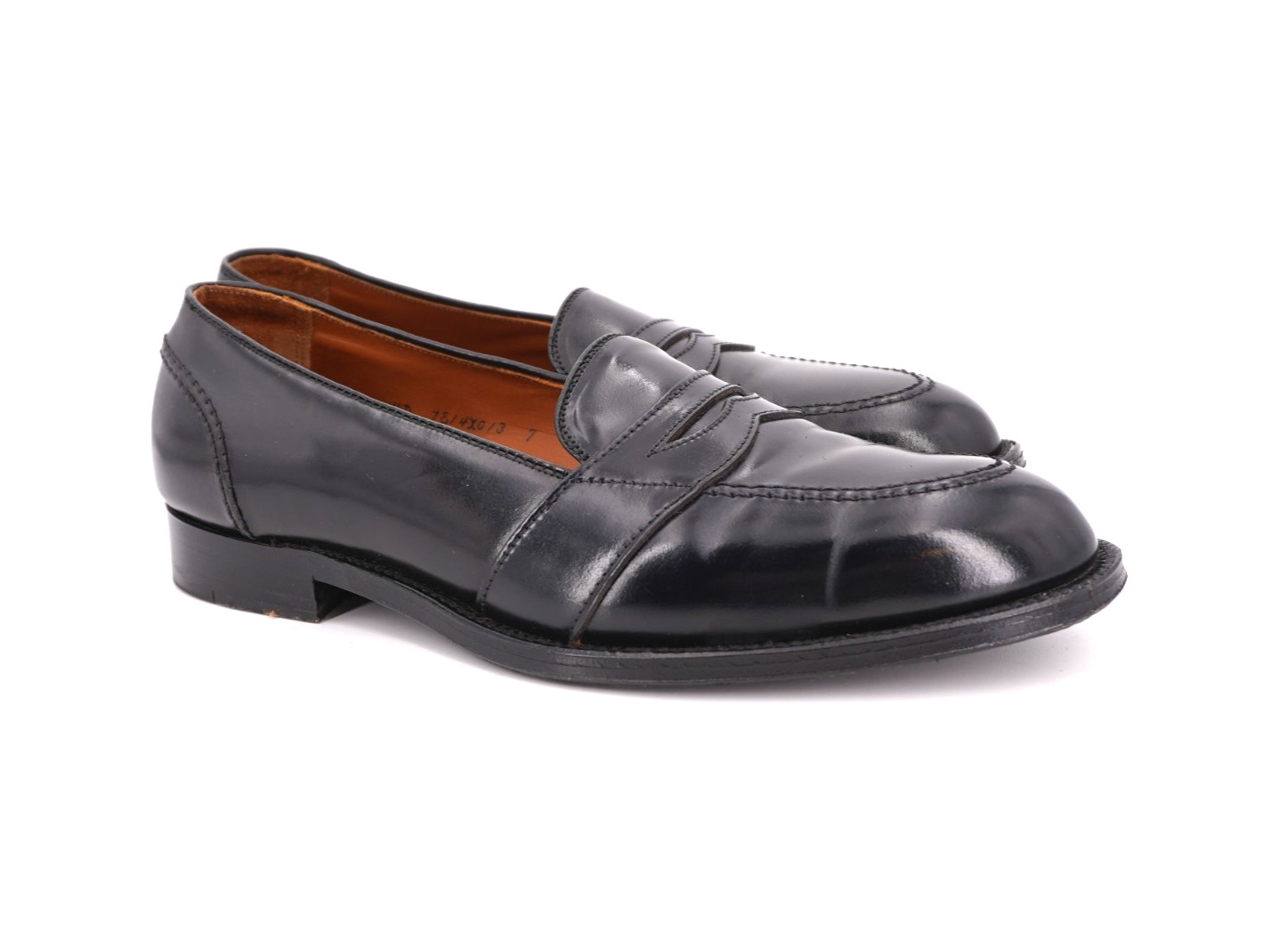 Alden 34364 Black Shell Cordovan Full Strap Loafer