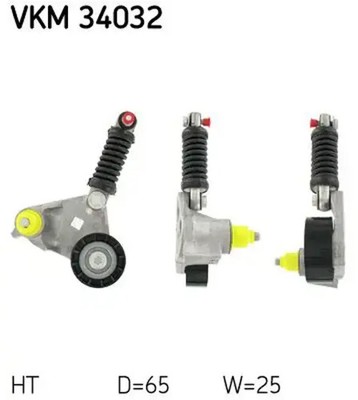 Keilriemenspanner VKM 34032 SKF für FORD JAGUAR