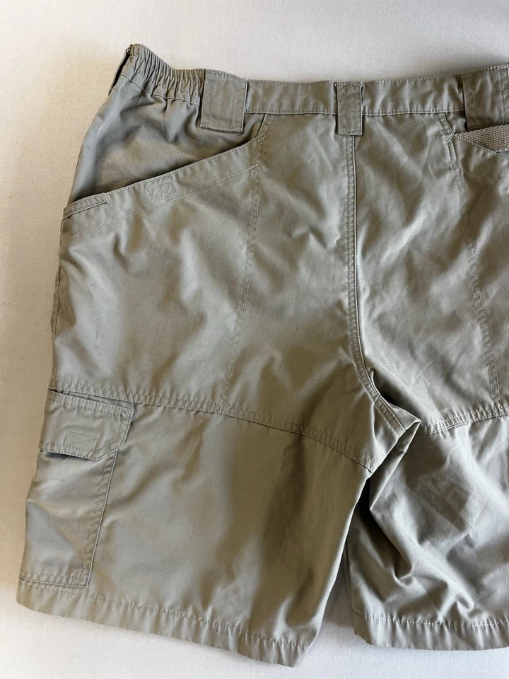 Shorts táticos masculinos 511 40 cáqui carga cintura alta lona ao ar livre caminhada vestuário de trabalho - Imagem 4 de 4