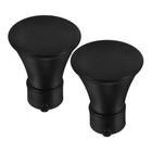 2pcs Curtain Rods Finials Replacement Rods Cap Finials Curtain Pole Decor For