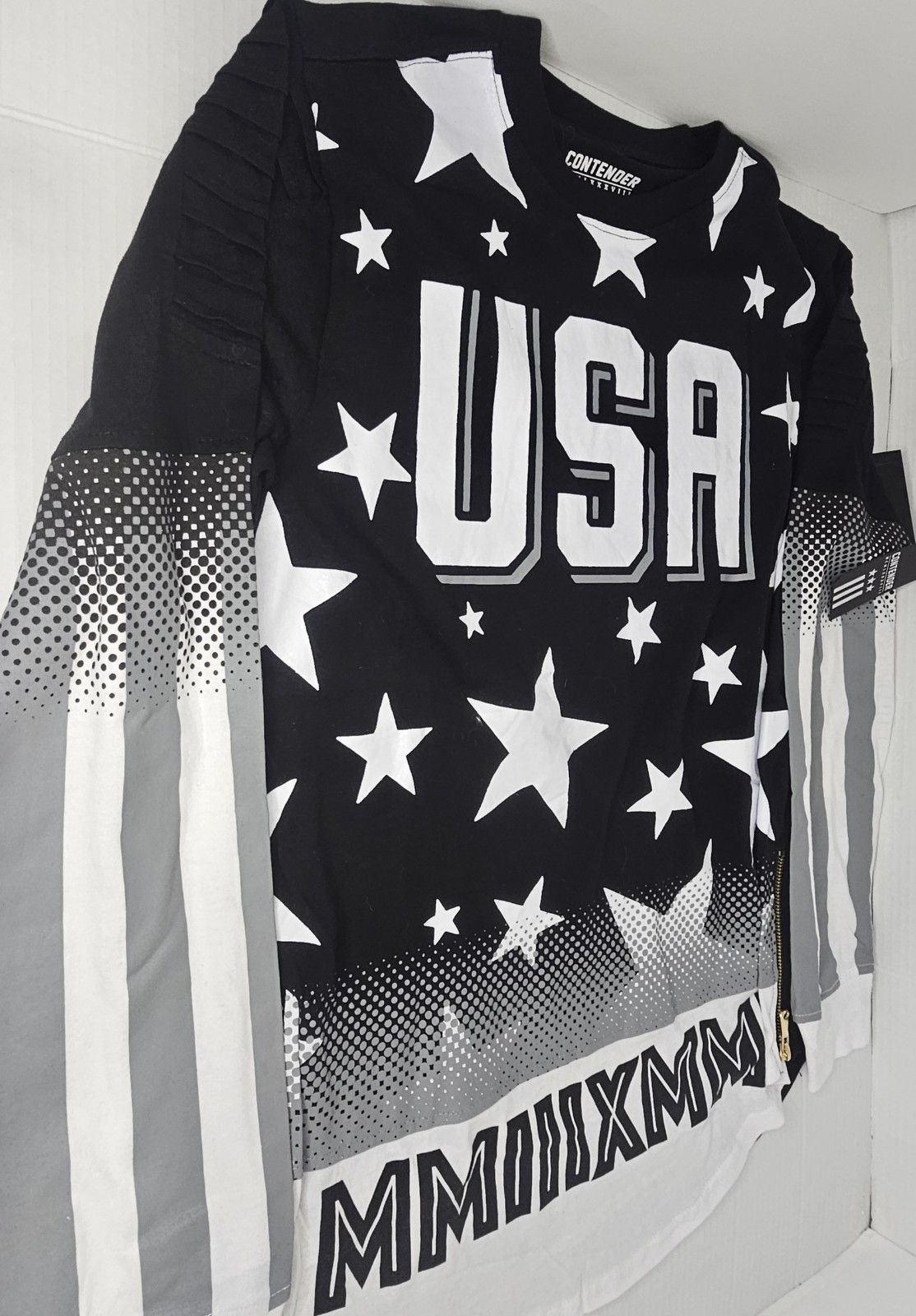 USA Contender Black Jersey Medium Long Sleeve