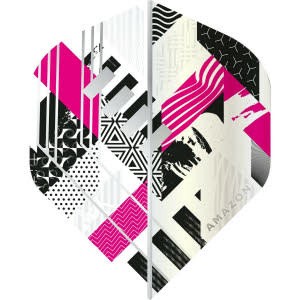 Amazon Abstract No2 White Dart Flights - Picture 3 of 6