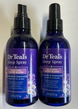 2 Pack Dr Teal's Sleep Spray with Melatonin  Essential Oils 6 oz lot of 2