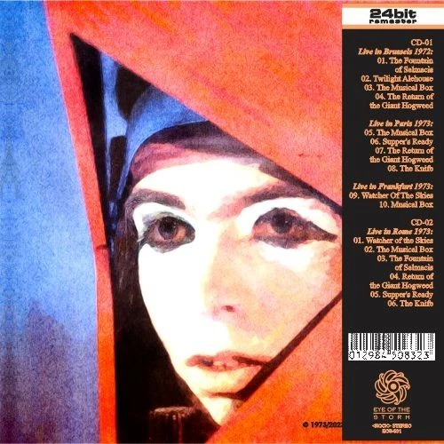 GENESIS Rare live album 1972-1973 (2x CD /mini LP) selling foxtrot peter gabriel - Image 2 of 4