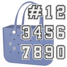 TOYORK Decoration Charms for Bogg Bag Accessories 0.59 inch, Number 11pcs