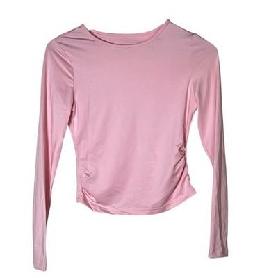 Pink long sleeve casual T-shirt top size small S B187