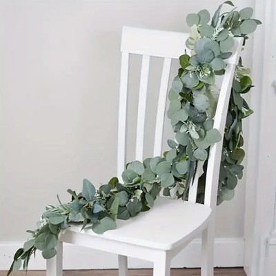K??nstliche Eukalyptus Girlande Weinbegr??nung 1 9 Meter f??r Party und Heimgebr