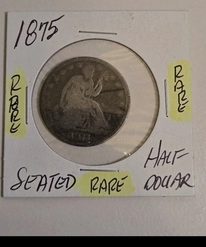 1875-S Seated Liberty Half Dollar — photo from the most recent tracked eBay sale