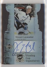 2006-07 Upper Deck The Cup Stanley Signatures 12/25 Vincent Lecavalier Auto 1j8