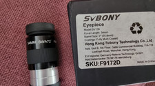 SVBONY SWA72° 34mm 2in Fully Multi-Coated Eyepiece with caps and box