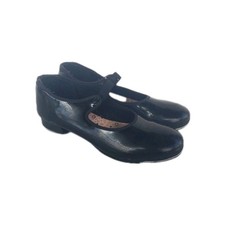Capezio Gorls Tap Shoes Size 2.5 Black