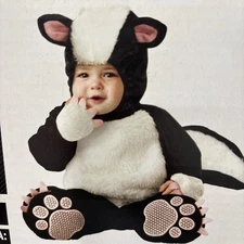 NWT New Little Stinker Skunk Baby Halloween Costume 6-12m 6 9 12 Months