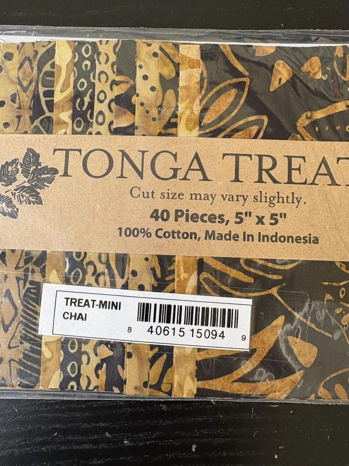 Timeless Treasures Tonga Treats - CHAI 40- 5” cuadrados Foto 2 de 3