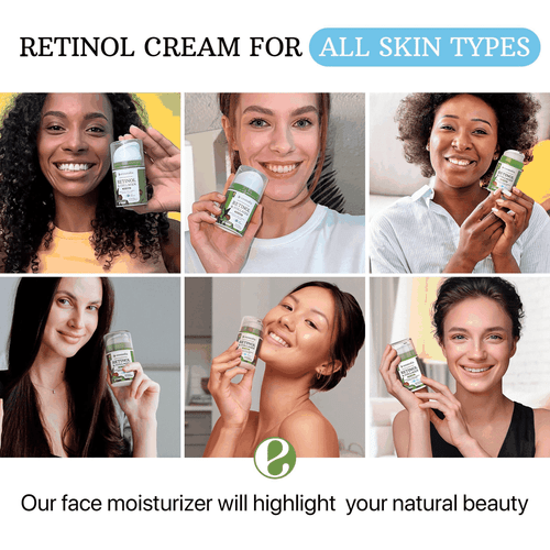 Retinol Creme für Gesicht Anti Aging Gesichtsfeuchtigkeitscreme mit Kollagen & Hyaluron - Bild 6 von 8