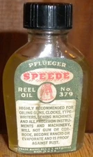 VINTAGE PFLUEGER "SPEEDE" REEL OIL No. 379