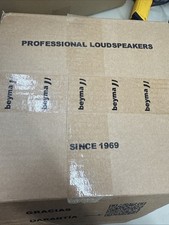 Beyma Pro-8BK, 4ohms Professional Speaker, LowMid Frequency LoudSpeaker-Open Box