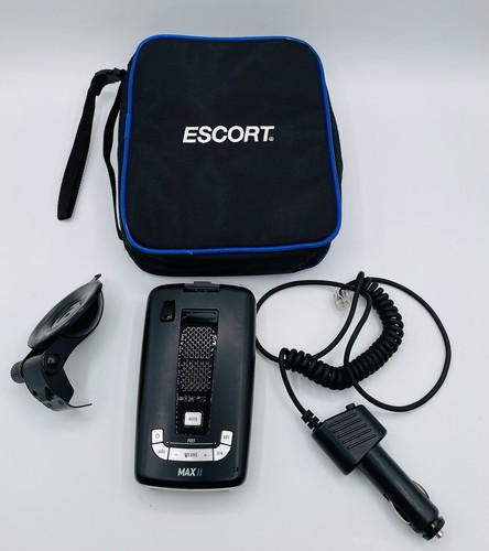 Escort Passport Max II Radar Laser Detector With Accessories- Tested