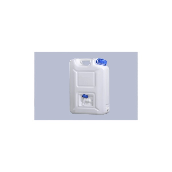 Hünersdorff Wasserkanister HD-PE Natur Mit Integriertem Auslaufhahn 20 Liter-image