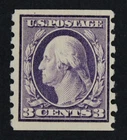 CKStamps: US Stamps Collection Scott#394 3c Washington Mint H OG 24 1/2mm