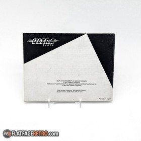 Silent Service Manual Only NES Nintendo NES Authentic