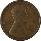 1915 S Lincoln Wheat Cent VG Very Good Penny 1c Coin SKU:I26395