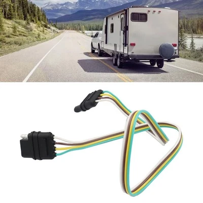 Extended Reach 24ft Trailer Wiring Harness for Enhanced Visibility on Road - Image 1 of 4