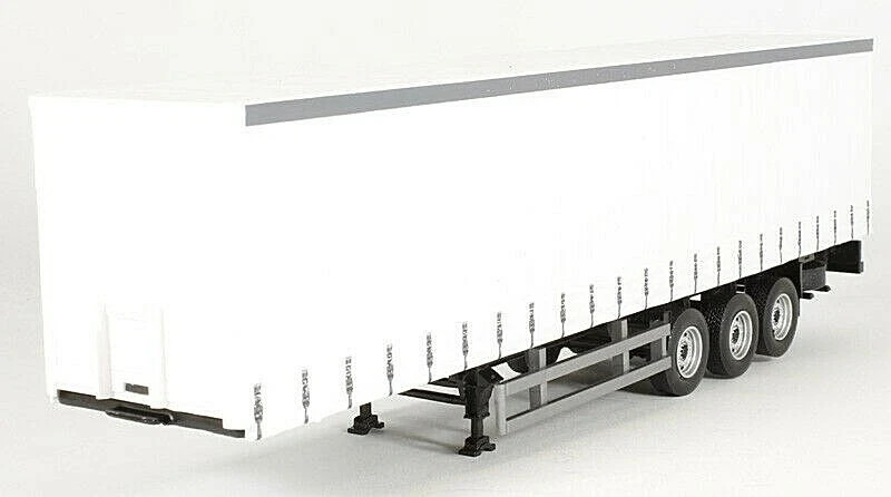 CARARAMA CR027 1/50 MODERN TRAILER WHITE DIECAST MODEL