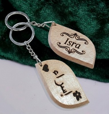 PERSONALISIERTE SCHLÜSSELANHÄNGER & SCHLÜSSELANHÄNGER MIT NAMEN HOLZ GESCHENK SCHLÜSSELANHÄNGER FAMILIE GEBURTSTAG 
