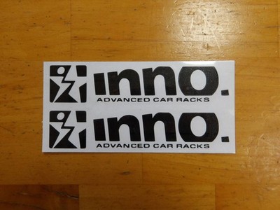 Carmate INNO Sticker Decal Seal Medium 2 Piece Set Camp Roof Box