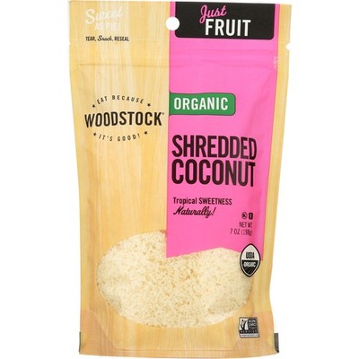 Woodstock Organic Shredded Coconut 7 Oz