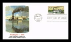 US COVER STEAMBOATS WASHINGTON FIRST DAY ISSUE FLEETWOOD