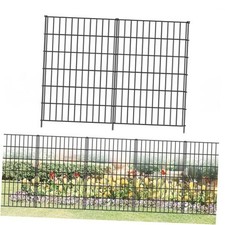 Metal Garden Fence 40in H x 23.3ft L , 10 Panels 40"Hx23.3ft 10Panels