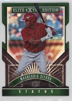 2015 Panini Elite Extra Edition Status Emerald Die-Cut /25 Magneuris Sierra 12hh
