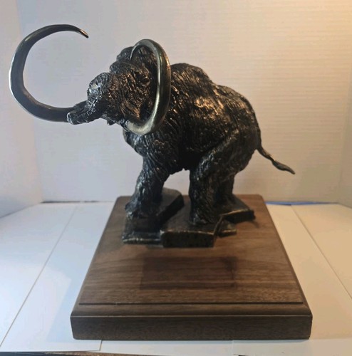 Wally Shoop Bronze WOOLLY MAMMOTH 1984 SPECIAL UNKNOWN WORK #5 Ice Age artwork