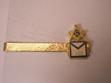 Delantal Masónico Lodge 400 Vintage Barra de Corbata Clip Gran Albañil