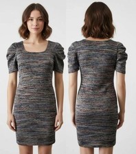 Forever 21 Women’s Square Neck Striped Bodycon Knit Dress Size Medium