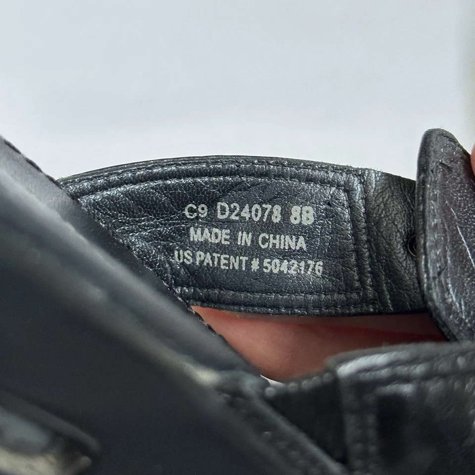 Cole Haan Black Wedge Slip On Sandals Shoes Women's 8B - Image 3 of 4