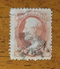 Vintage US Stamp #186 Lincoln Bank Note Used - CV $22.50
