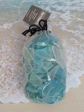 Pier 1 Imports Decorative Gem Mix Faux Beach Sea Glass Ocean Theme 24 oz NIP