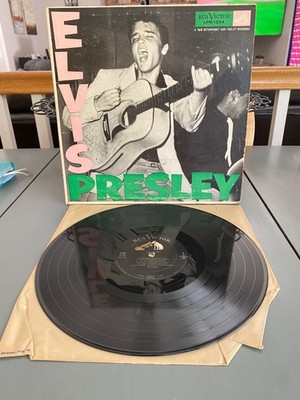 ELVIS PRESLEY DEBUT VG++ LP ORIG. 1956 RCA LPM-1254 EARLY PRESS MONO 5S/6S