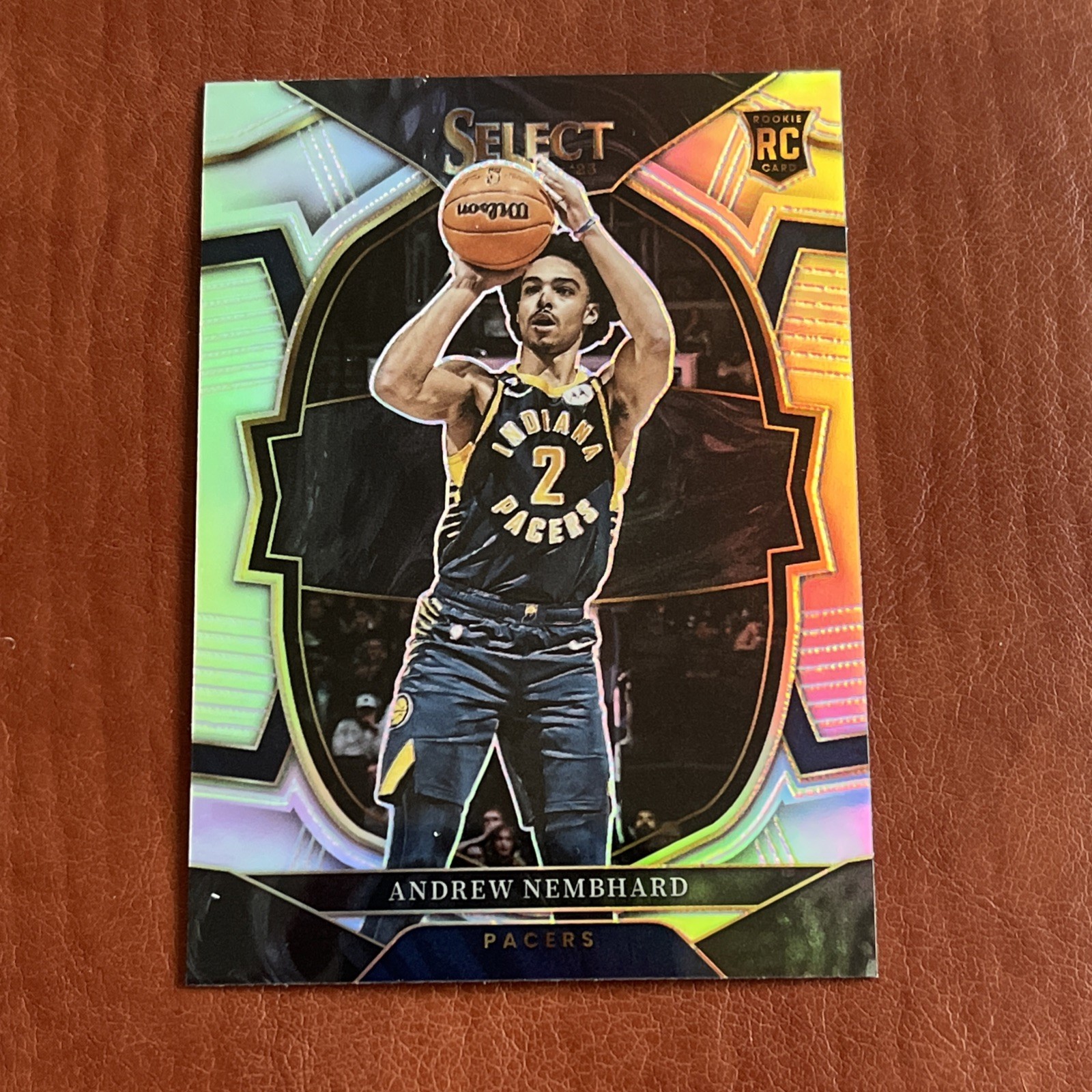 2022-23 Panini Select Andrew Nembhard #77 Silver Prizms Indiana Pacers