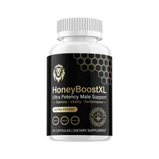 Honey Boost XL for Men - HoneyBoost XL Male Health Support - 60 Capsules