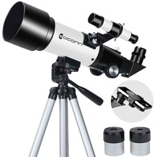 Telescopes, Telescope for Kids and Adults Beginners, 70mm Aperture 400mm White