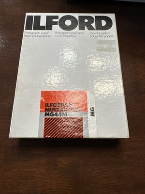 New Old Stock Ilford Photographic Paper-Ilfospeed Multigrade MG4 5x7 100 Sheets