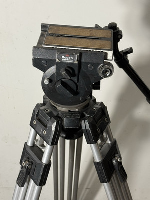Bogen Manfrotto Professional Videography Camera Tripod with 3066