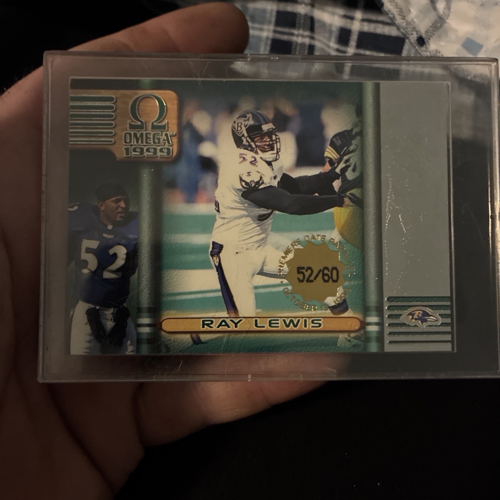 Ray Lewis 52/60  It’s A Perfect Jersey Match 1of1