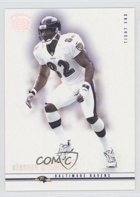 2001 Pacific Dynagon Retail Silver 129/199 Shannon Sharpe #9 HOF 0a1