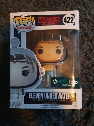 Funko pop Television Stranger Things 422 Eleven underwater wootbox exclusive !!!