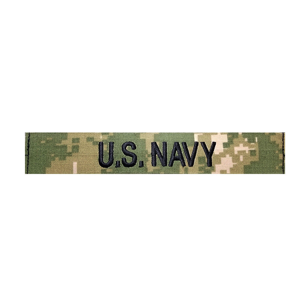 U.S. NAVY NWU TYPE III "U.S. NAVY" NAMETAPE 1.25" x 7.5"